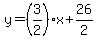y=%283%2F2%29%2Ax%2B26%2F2