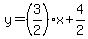y=%283%2F2%29%2Ax%2B4%2F2