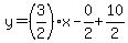 y=%283%2F2%29%2Ax-0%2F2%2B10%2F2