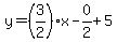 y=%283%2F2%29%2Ax-0%2F2%2B5
