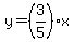 y=%283%2F5%29x