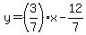 y=%283%2F7%29x-12%2F7