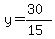 y=%2830%29%2F%2815%29