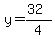 y=%2832%29%2F4
