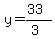 y=%2833%29%2F%283%29