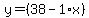 y=%2838-1%2Ax%29