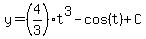y=%284%2F3%29t%5E3-cos%28t%29%2BC