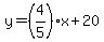 y=%284%2F5%29%2Ax%2B20