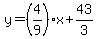 y=%284%2F9%29%2Ax%2B43%2F3