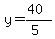 y=%2840%29%2F%285%29