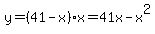 y=%2841-x%29x=41x-x%5E2