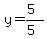 y=%285%29%2F%285%29