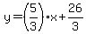 y=%285%2F3%29%2Ax%2B26%2F3