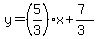 y=%285%2F3%29x%2B%287%29%2F%283%29