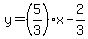 y=%285%2F3%29x-2%2F3