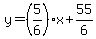 y=%285%2F6%29%2Ax%2B55%2F6