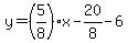 y=%285%2F8%29%2Ax-20%2F8-6