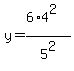 y=%286%2A4%5E2%29%2F5%5E2