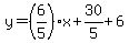 y=%286%2F5%29%2Ax%2B30%2F5%2B6