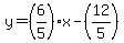 y=%286%2F5%29x-%2812%2F5%29