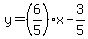 y=%286%2F5%29x-3%2F5