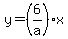 y=%286%2Fa%29x