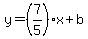 y=%287%2F5%29x%2Bb