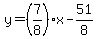 y=%287%2F8%29x-51%2F8