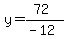 y=%2872%29%2F%28-12%29