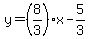 y=%288%2F3%29x-5%2F3