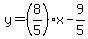 y=%288%2F5%29x-9%2F5