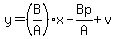 y=%28B%2FA%29x-Bp%2FA%2Bv