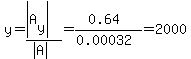 y=%28abs%28A%5By%5D%29%29%2F%28abs%28A%29%29=%280.64%29%2F%280.00032%29=2000