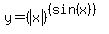 y=%28abs%28x%29%29%5E%28%28sin%28x%29%29%29