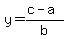y=%28c-a%29%2Fb