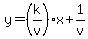 y=%28k%2Fv%29x%2B1%2Fv