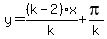 y=%28k-2%29%2Fk%2Ax%2Bpi%2Fk
