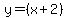 y=%28x%2B2%29