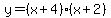 y=%28x%2B4%29%28x%2B2%29