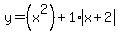 y=%28x%5E2%29%2B1%2Aabs%28x%2B2%29