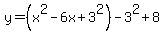 y=%28x%5E2-6x%2B3%5E2%29-3%5E2%2B8