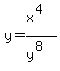 y=%28x%5E4%29%2F%28y%5E8%29