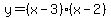 y=%28x-3%29%28x-2%29