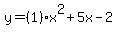 y=+%281%29x%5E2%2B5x-2