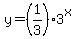 y=++%281%2F3%293%5Ex