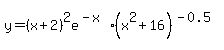 y=++%28x%2B2%29%5E2e%5E%28-x%29%2A%28x%5E2%2B16%29%5E%28-0.5%29