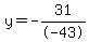 y=+-31%2F-43
