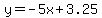 y=+-5x%2B3.25