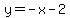 y=+-x+-+2