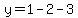 y=+1+-+2+-+3